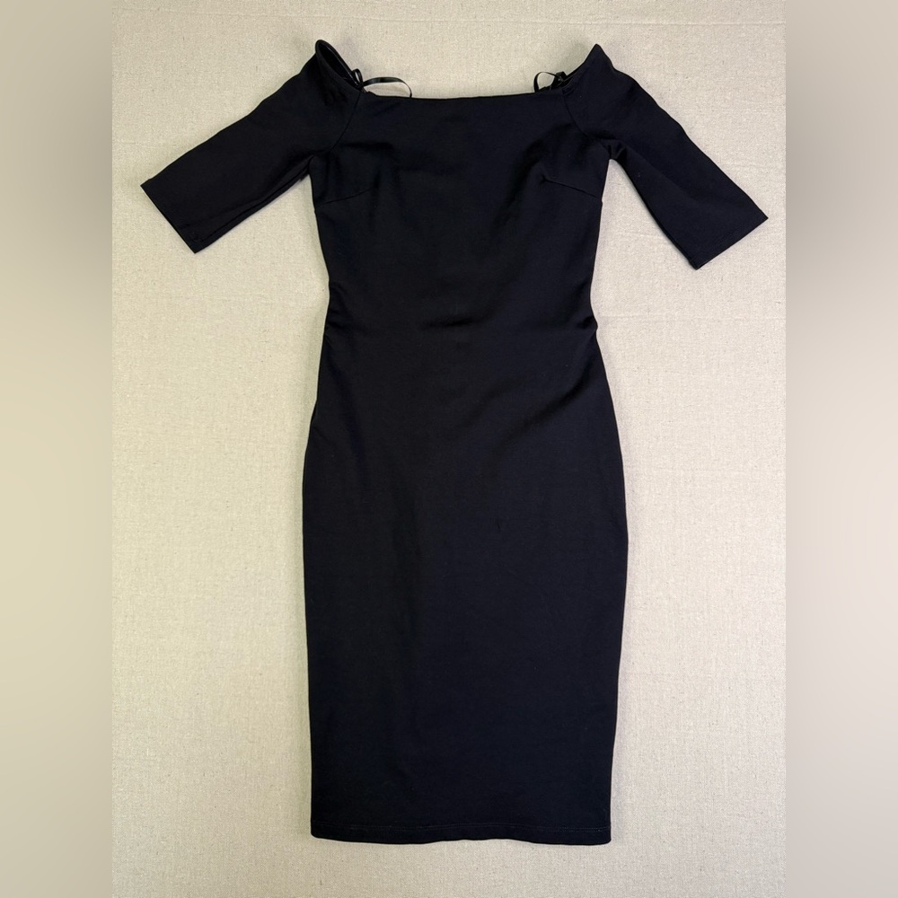D102 Lulus Black Body-con Dress